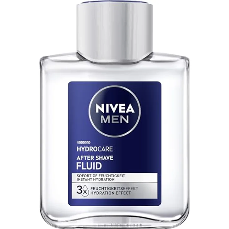 NIVEA MEN Hydrocare After Shave Fluid, beruhigendes After Shave mit Aloe Vera und Pro Vitamin B5, 100 ml, feuchtigkeitsspendend und hautberuhigend