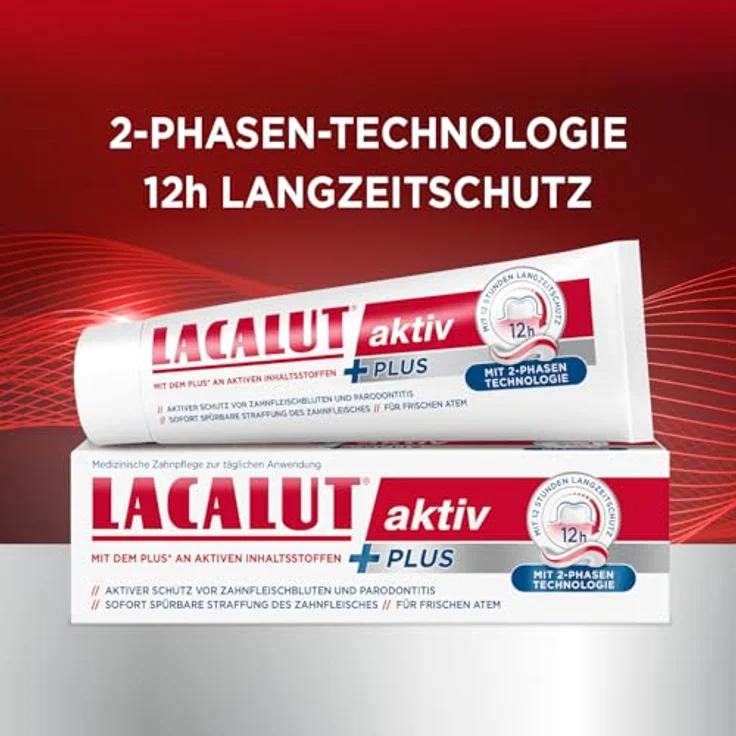 Lacalut aktiv Plus Zahncreme 75 ml – Bild 3