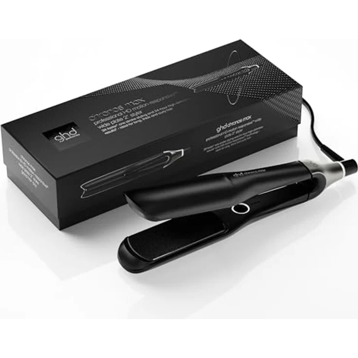 ghd Chronos Max Glätteisen – 185°C, Schnellaufheizfunktion, 30 Sek. Aufheizzeit, ideal für lange Haare - Schwarz – Bild 2