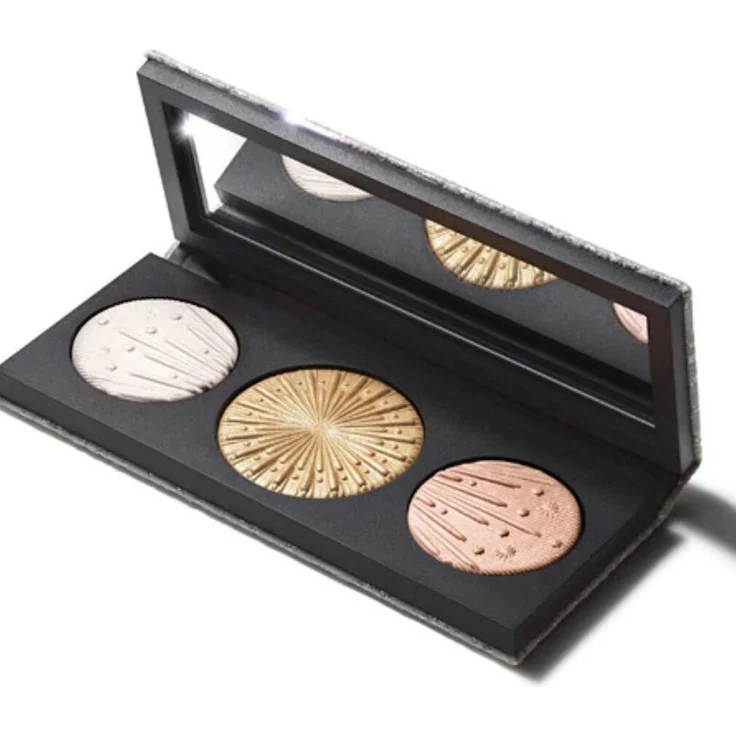 MAC Highlighter Flashing Ice Extra Dimension Skinfinish Trio, 9 g - Contouring & Highlighting Set für strahlenden Teint