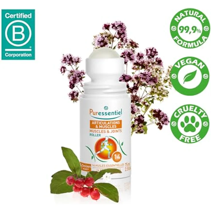 Puressentiel 5924571, Beruhigendes Entspannungsöl mit 14 ätherischen Ölen, 75 ml Rolle – Bild 4