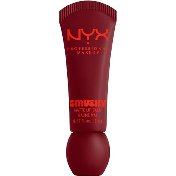 NYX PROFESSIONAL MAKEUP Smushy Matte Lip Balm, aufbaubare Farbe mit veganer Formel, angenehmes Tragegefühl, süßer Duft, Farbe: Swipe 2 Smooth – Bild 1