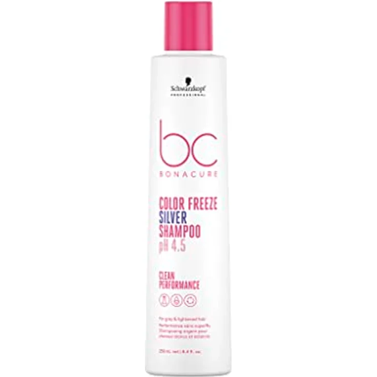 Schwarzkopf Professional Bonacure Color Freeze Silver Shampoo ph 4,5 250ml - Farbschutz für silbernes Haar – Bild 1
