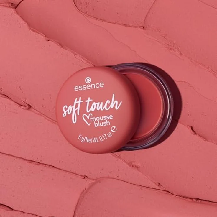 essence Soft Touch Creme-Rouge Farbton 40 Blushing Berry, Rouge mit leichter Textur, 5 g – Bild 7