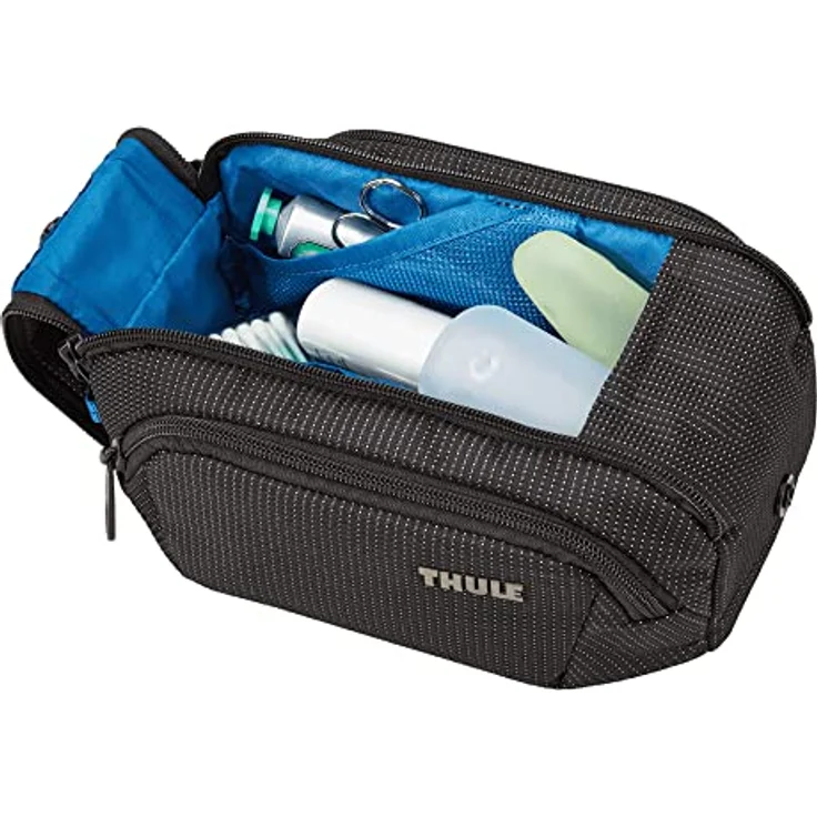 Thule Crossover 2 Toiletry Bag, Kulturbeutel mit Aufhängemöglichkeit, schwarz, 22 x 9 x 15 cm – Bild 4