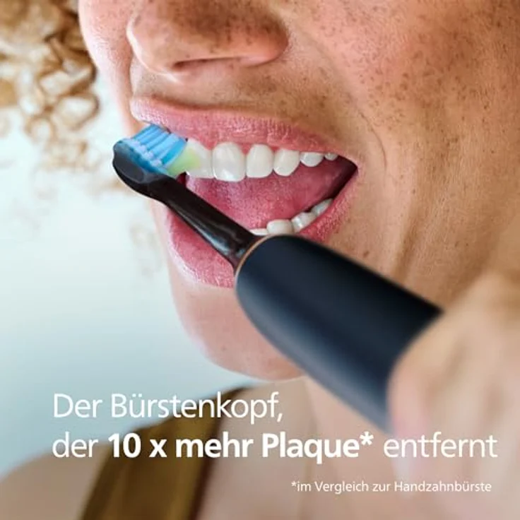 Philips Sonicare C3 Premium Plaque Defense, Original Ersatzbürstenköpfe, Schwarz, 4er-Pack, HX9044/88, entfernt bis zu 10x mehr Plaque, tiefenreinigend – Bild 2