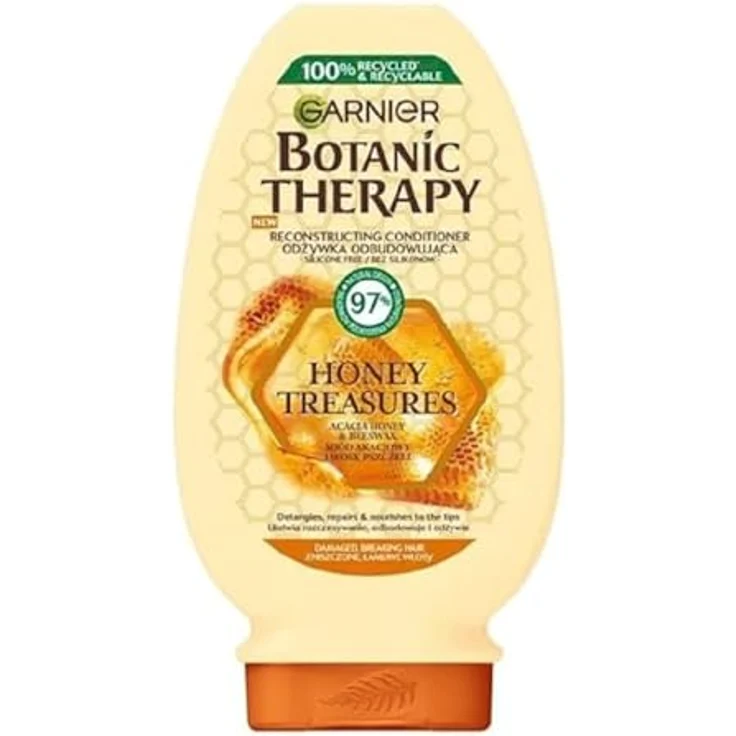 Garnier Botanic Therapy Honig & Propolis Conditioner für stark strapaziertes Haar mit splitternden Spitzen, 200 ml – Bild 1