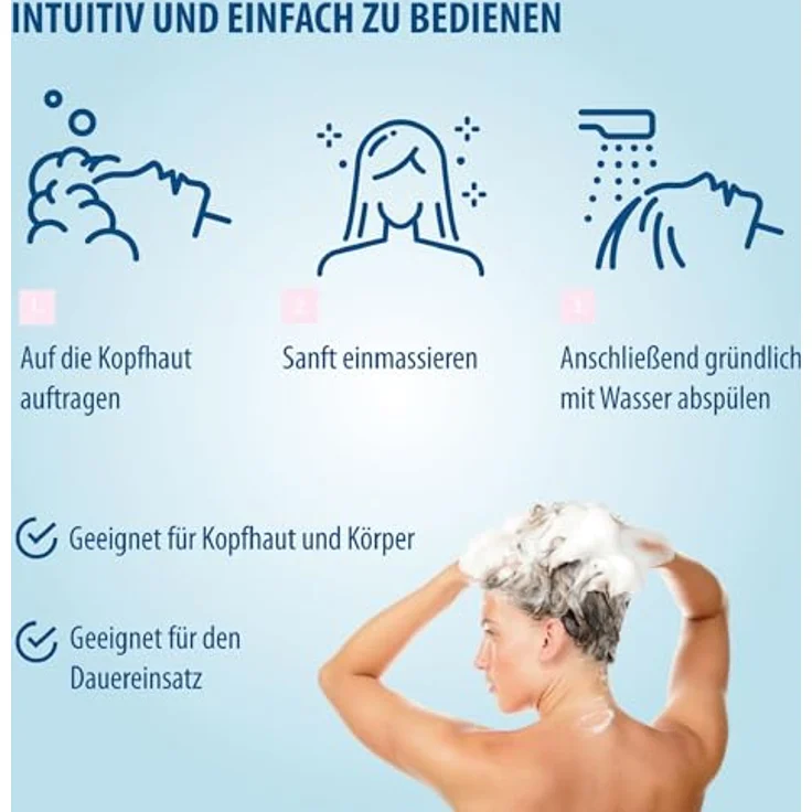 Evolsin Psoriasis & Ekzem Shampoo, 250 ml - Speziell für empfindliche Kopfhaut – Bild 6