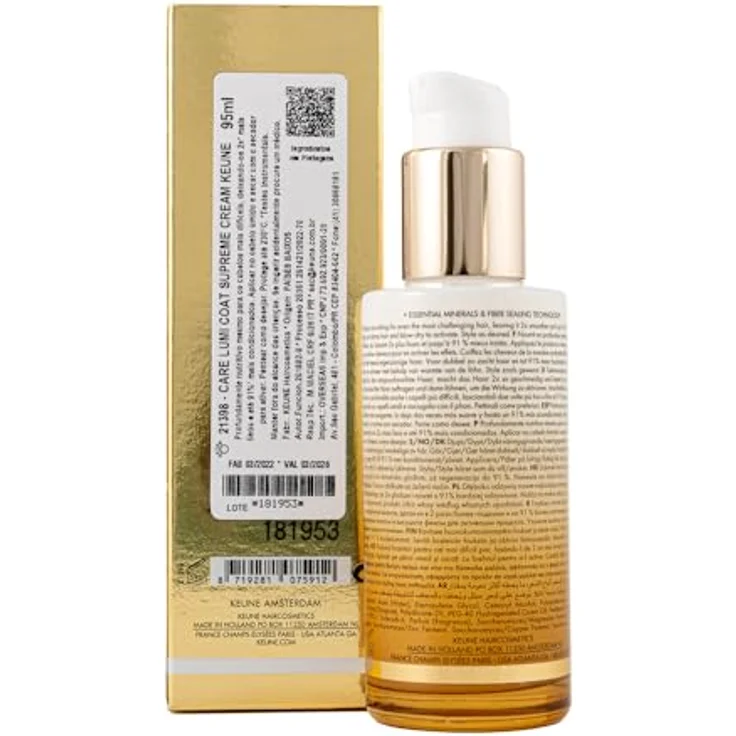 Keune Care Lumi Coat Supreme Cream, Leave-in-Pflegecreme für brillanten Glanz, 95ml – Bild 3