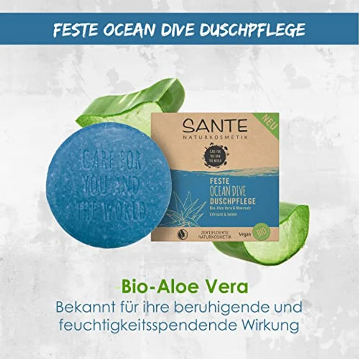 Sante Ocean Dive Festes Duschgel 80 g – Bild 3