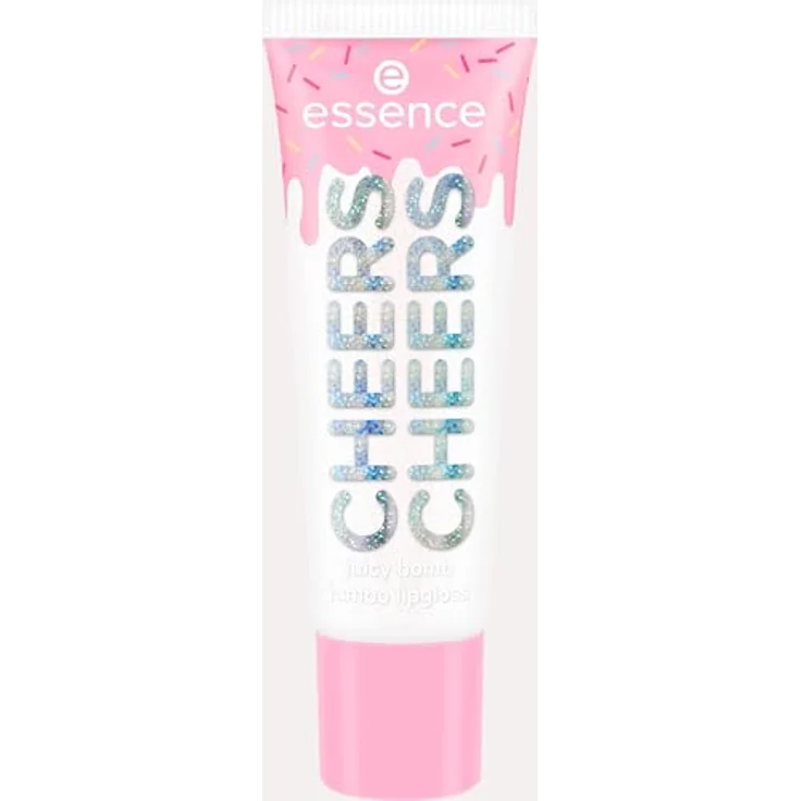 essence Say It With Juicy Cheers Lipgloss Farbton 02 Cake My Day!, 30 ml, hochglänzend, vegan, feuchtigkeitsspendend, volumenvergrößernd – Bild 2
