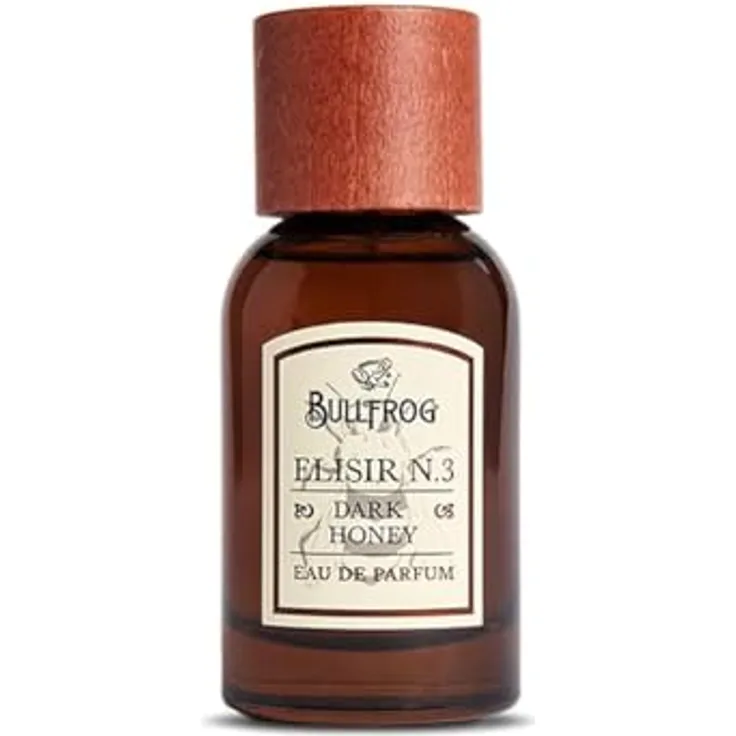 Bullfrog Eau De Parfum Elisir N.3 - Dark Honey 100 ml, umhüllendes und holziges Duft mit Noten von Grapefruit und Leder