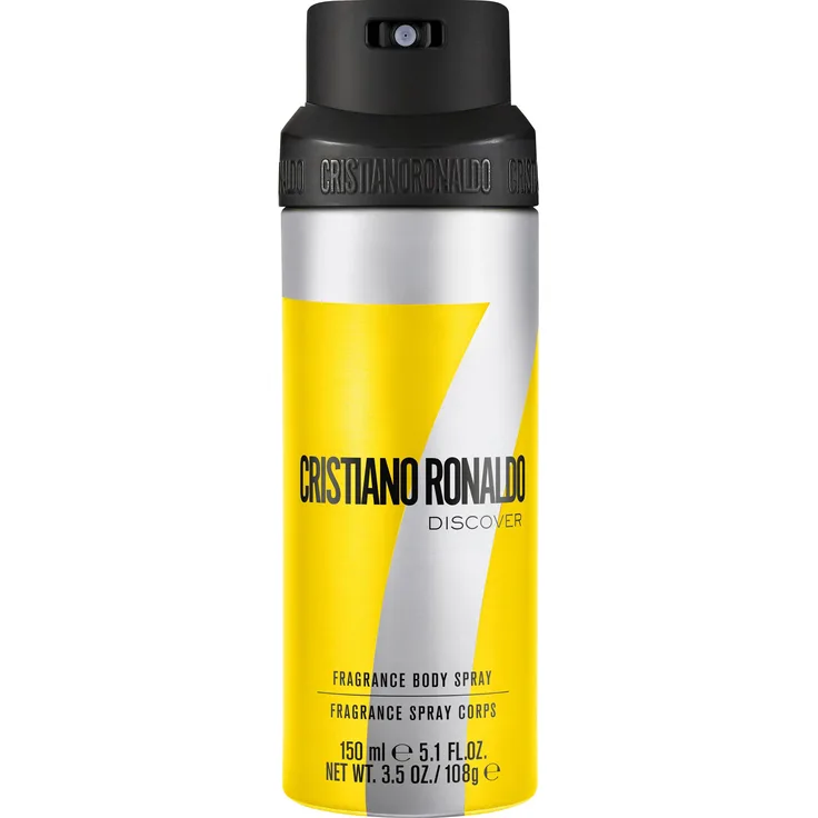 CR7 Discover Body Spray, Körperspray mit langanhaltendem Duft, 150 ml