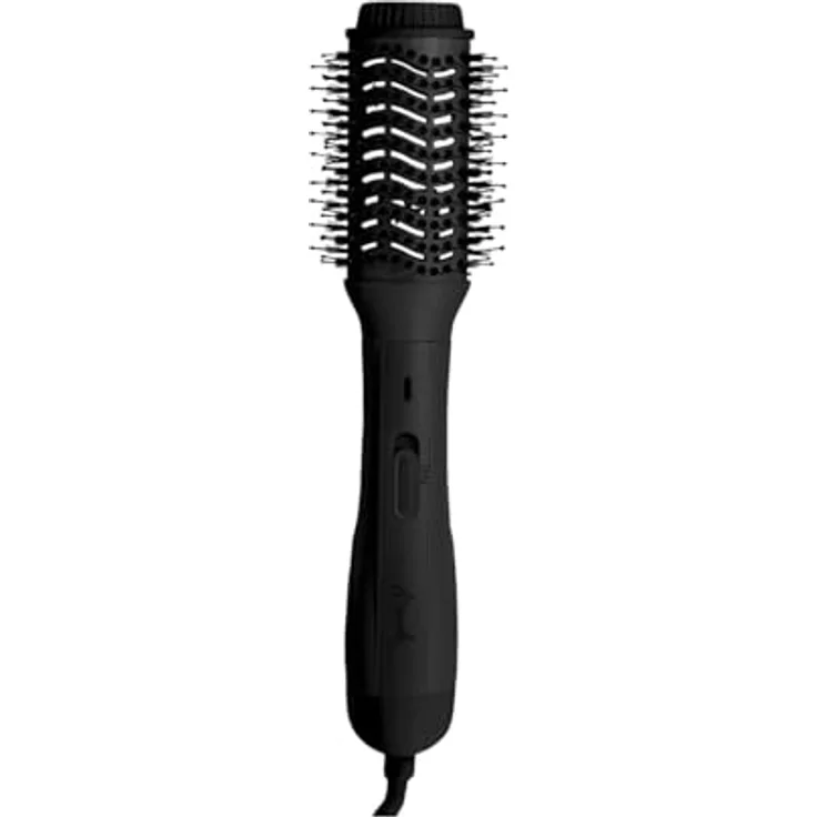 Mermade Hair Blow Dry Brush Black, Warmluftbürste für volles Styling und schnelles Trocknen