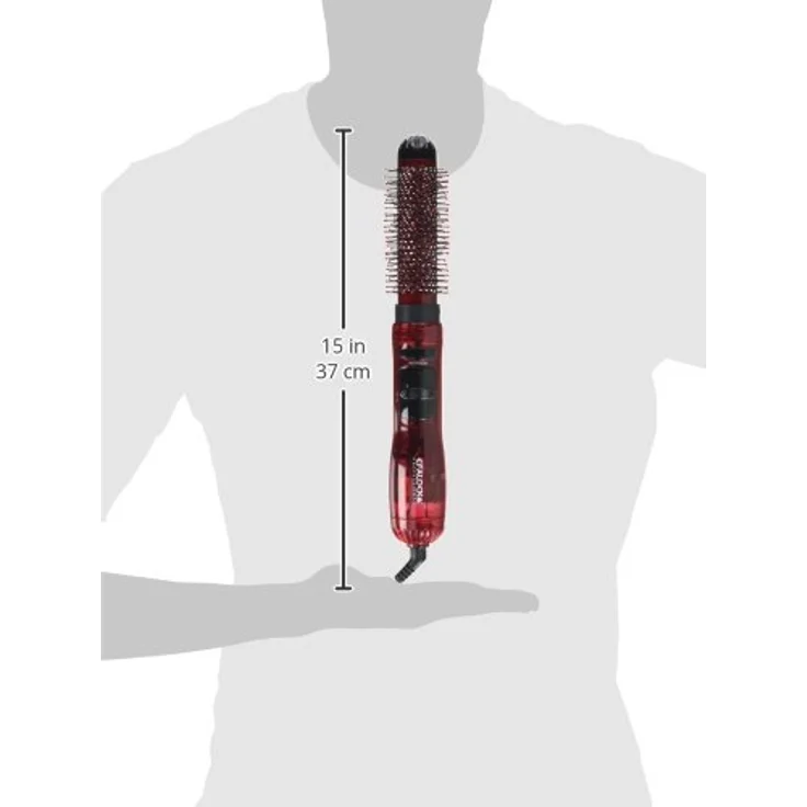 Efalock Airstyler Magic Star 2 Gebläsestufen 32 mm Durchmesser für voluminöses Haar, rot – Bild 4