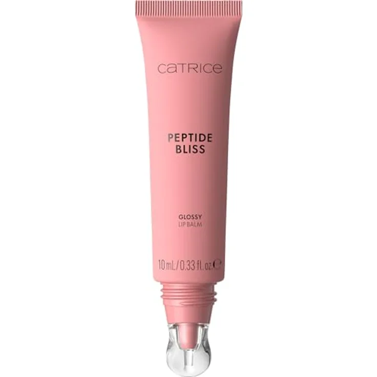 Catrice Peptide Bliss Glossy Lip Balm, Lipgloss, Nr. 010, Pink, feuchtigkeitsspendend, pflegend, vegan, 10ml