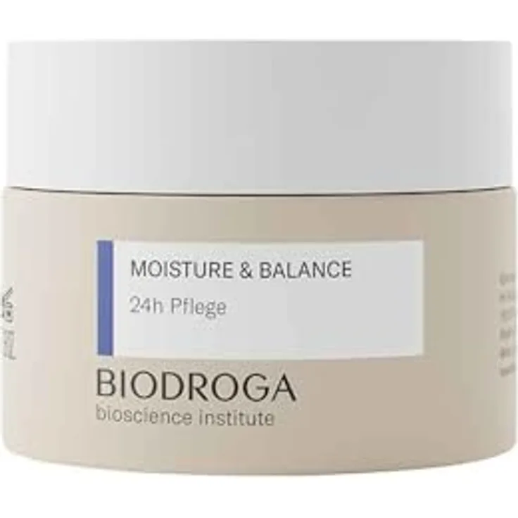 Biodroga 24h Pflege Gesichtscreme 50 ml – Feuchtigkeitscreme Regeneration Face Moisturizer, Schwarzwald Complex - Hydratisierende Gesichtspflege