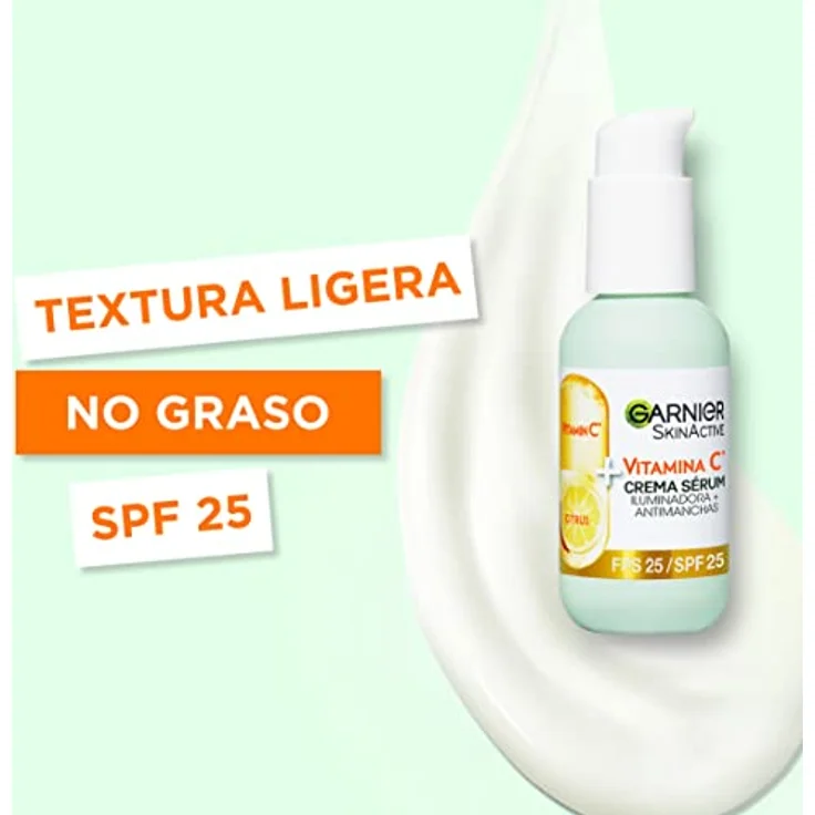 Garnier 2-in-1-Gesichtsserum mit 20% Vitamin C und SPF25, nicht fettend, klinisch getestet, 50 ml – Bild 3
