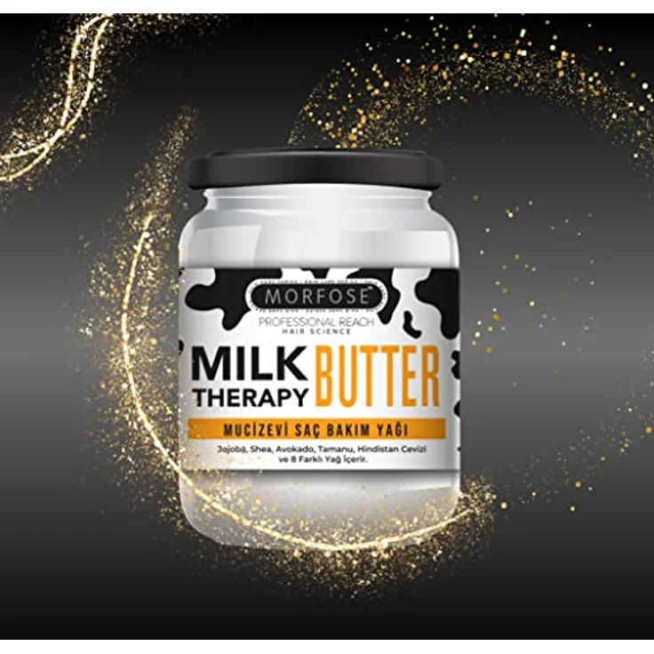 Morfose Milk Therapy Butter Hair Oil 200ml - Nährendes, feuchtigkeitsspendendes und schützendes Haaröl, verleiht Glanz und reduziert Haarbruch – Bild 2