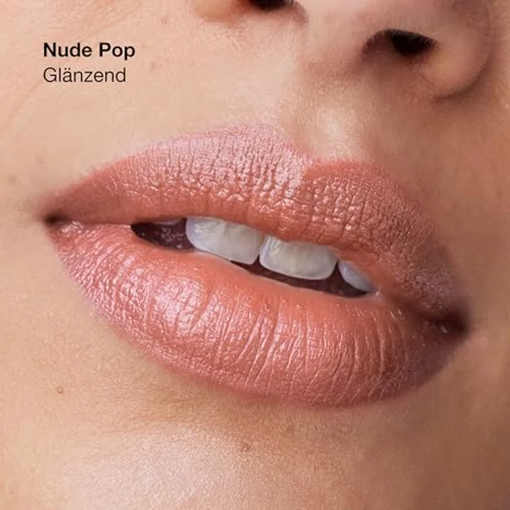 Clinique Pop Longwear Lipstick 01 Nude Pop, langlebiger Lippenstift mit integriertem Primer, 3,9 g – Bild 4