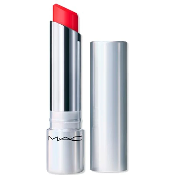 MAC Cosmetics Glowplay Tendertalk Lip Balm 460 Serve, 3,14 g, feuchtigkeitsspendend in Rot – Bild 1