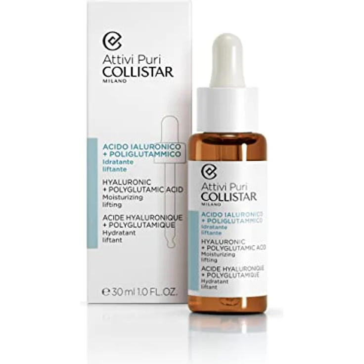 Collistar Attivi Puri HYALURONIC ACID + POLYGLUTAMMIC Moisturizing Lifting Feuchtigkeitsserum 30 ml Damen – Bild 2