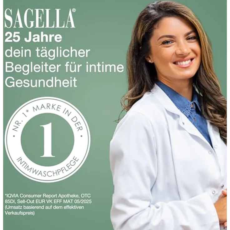 SAGELLA pH 3,5 Waschemulsion, Intimwaschlotion für tägliche Pflege, 100 ml – Bild 7