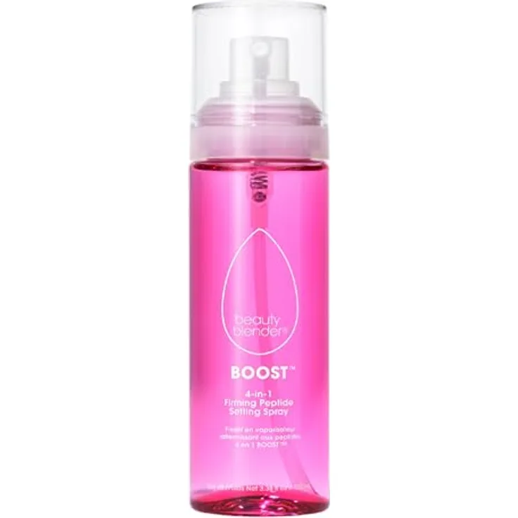 beautyblender Boost 4-in-1 Fixing Spray, feuchtigkeitsbeständig, langanhaltend für 18 Stunden, vegan und tierversuchsfrei