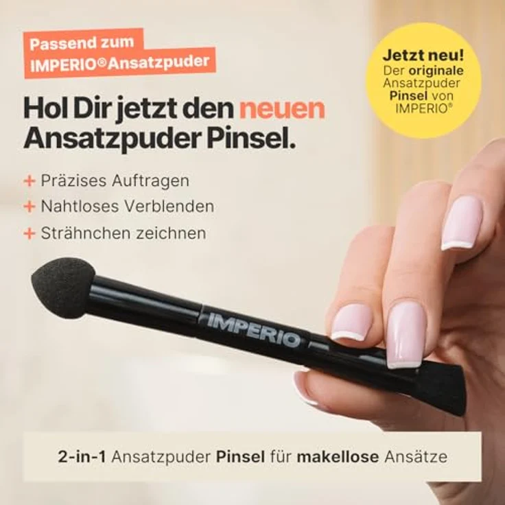 Imperio Hair Concealer Powder, Haarfärbemittel für dichteres Haar, 4g - Light Grey – Bild 8