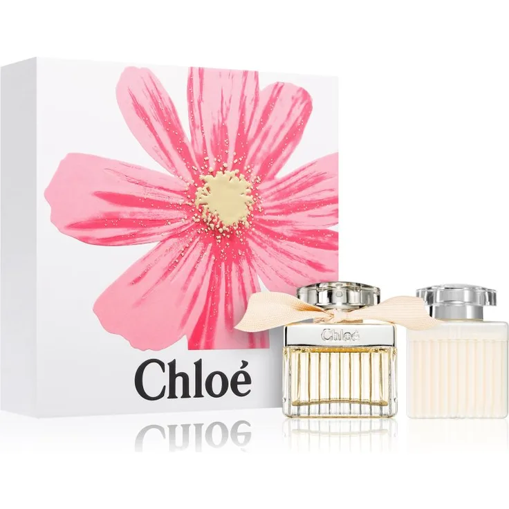 Chloé Chloé Geschenkset für Damen, Damen-Duftset mit Eau de Parfum 50 ml und parfümierter Bodylotion 100 ml