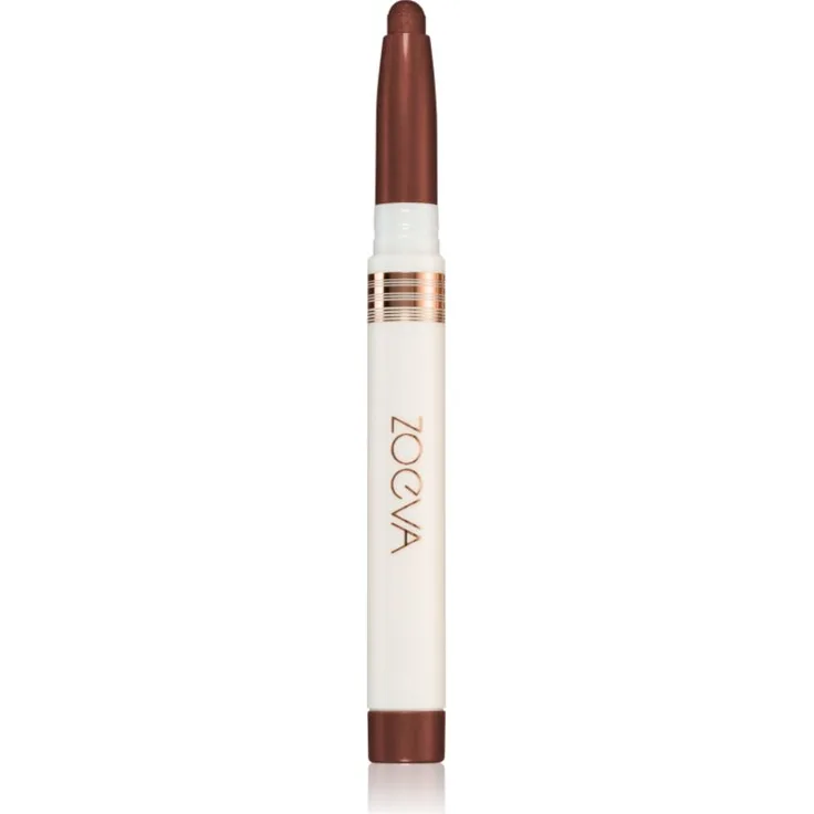 ZOEVA Eye Swipe, 2-in-1 Lidschatten und Eyeliner in Warm Chocolate, 1,4 g mit Glitzereffekt für Smokey Eyes