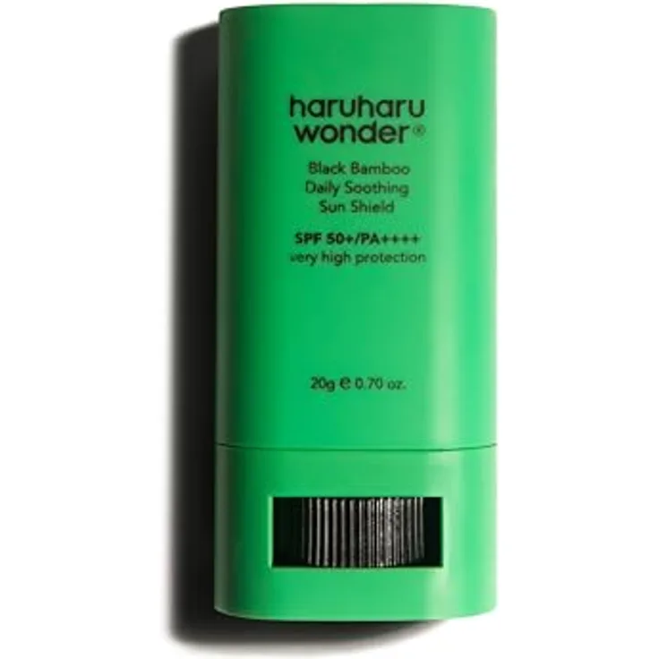 HARUHARU wonder Black Bamboo Täglich beruhigender Sonnenschutz, 20g, leicht mattierende Formel, feuchtigkeitsspendend, vegan und grausamfrei