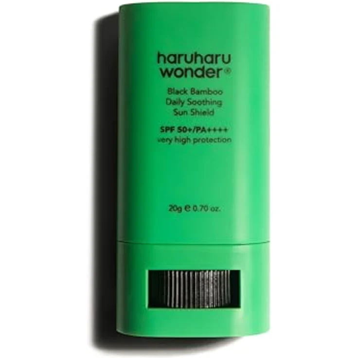 HARUHARU wonder Black Bamboo Täglich beruhigender Sonnenschutz, 20g, leicht mattierende Formel, feuchtigkeitsspendend, vegan und grausamfrei – Bild 1