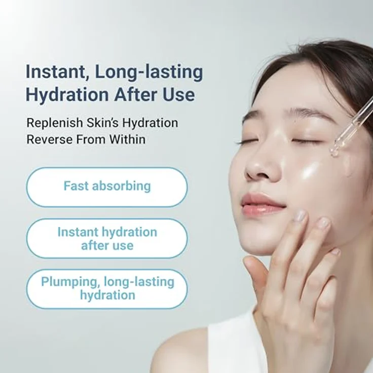 Heimish RX Hyaluronic Acid 2%, feuchtigkeitsspendendes Gesichtsserum mit beruhigender Wirkung, 35 ml – Bild 3