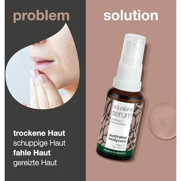 Australian Bodycare Squalan Serum mit Vitamin E, Die besten Öle für seidige Haut - Für alle Hauttypen geeignet- 30 ml – Bild 2