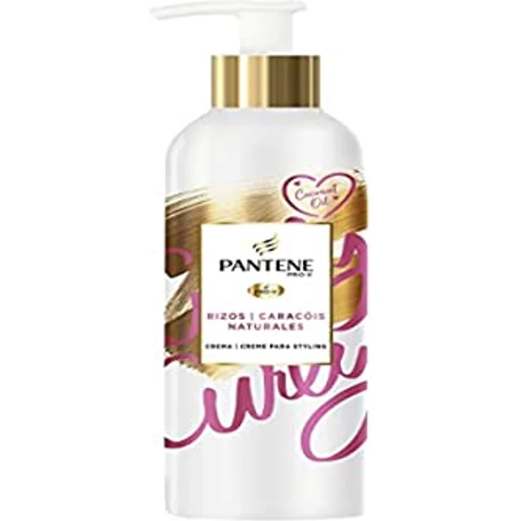 Pantene Pro-V Locken Styling Creme mit pflegendem Kokosöl und Hitzeschutz, 235 ml