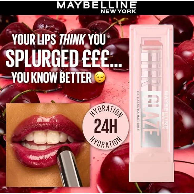 MAYBELLINE NEW YORK Lifter Glaze, intensives feuchtigkeitsspendendes Lippenbalsam mit hohem Glanz, Farbton 007 Berry Haze, 2.8 g – Bild 7