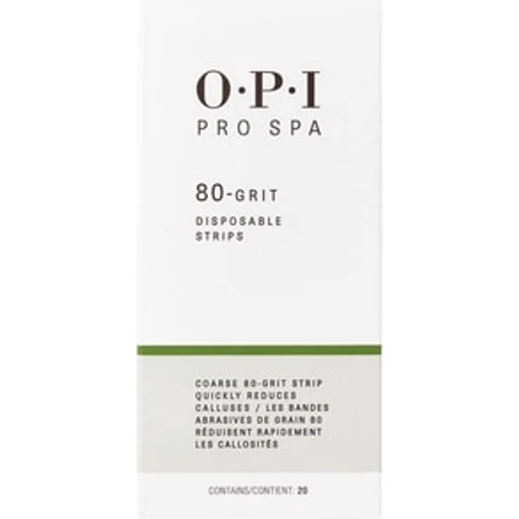 OPI Nature Strong Nails & Skin Disposable Grit Strips, 80 Grit Nagelfeile für ProSpa Dual Sided Foot File