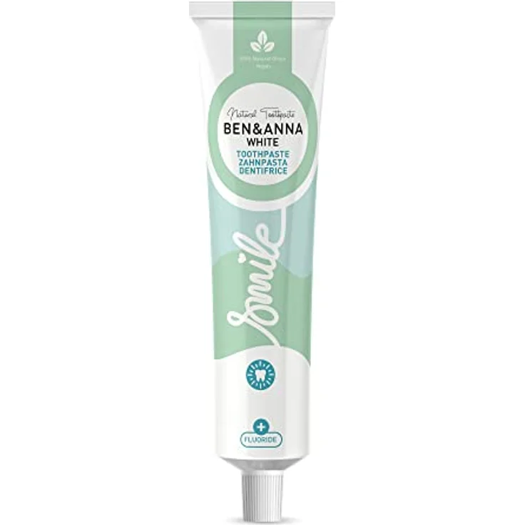 BEN&ANNA Toothpaste White, natürliche Zahnpasta mit Fluor, 75 ml, vegan und sanft zu Zahnschmelz – Bild 3