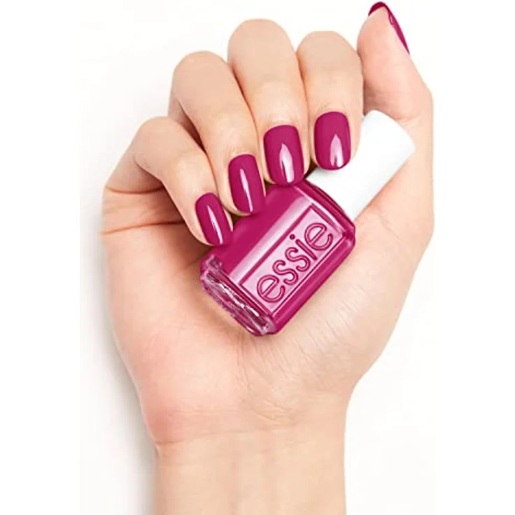 essie Nagellack mit deckendem und glänzendem Finish für farbintensive Fingernägel, Nr. 857 pencil me in, Handmade With Love, Pink, 13,5 ml – Bild 4