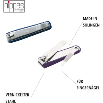 NIPPES Nagelknipser Mit Nagelfang Nr. 556 – Aus Gehärtetem Stahl, 60 Mm
