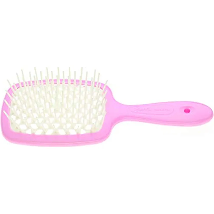 Janeke Superbrush große flache Haarbürste, für nasses und trockenes Haar, 20,3 x 8,5 x 3,1 cm, 1 St.