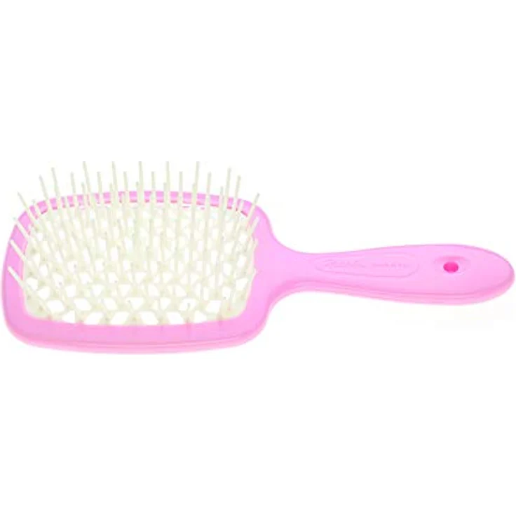 Janeke Superbrush große flache Haarbürste, für nasses und trockenes Haar, 20,3 x 8,5 x 3,1 cm, 1 St. – Bild 1