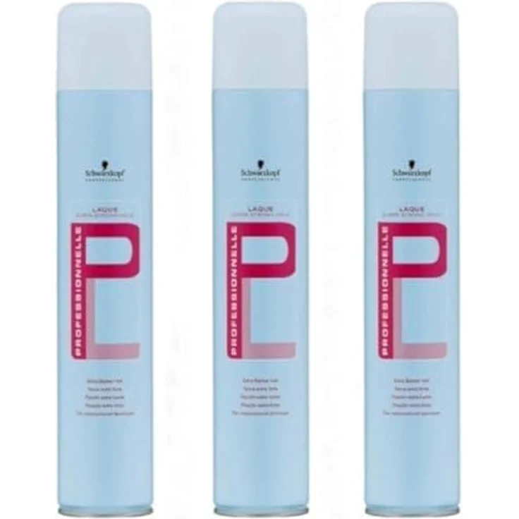 Schwarzkopf Professional PROFESSIONNELLE Haarlack, sehr stark, 500 ml, 3er-Pack – Bild 1