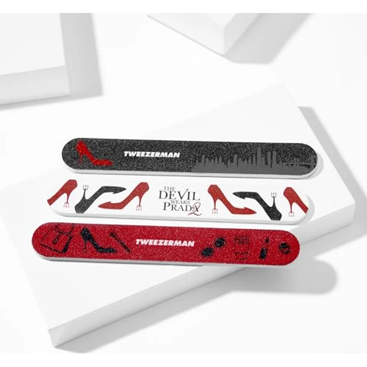 Zwilling Beauty Nagelfeilen Devil Wears Prada 2, Unisex Set mit präzisem Kürzen und Formen der Nägel, schwarz/rot/weiß – Bild 6