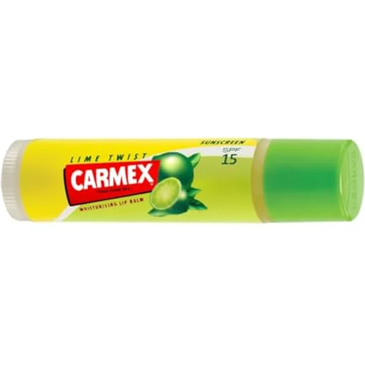 Carmex Lime Twist, feuchtigkeitsspendender Lippenbalsam-Stick mit LSF 15, 4.25 g – Bild 1