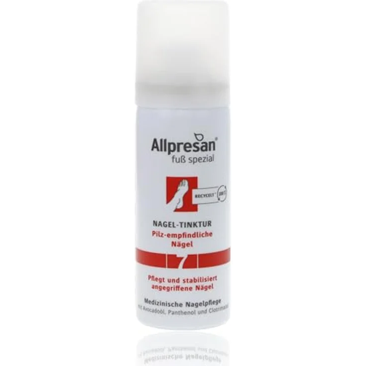 Allpresan Fuß spezial Nr. 7 Nageltinktur für Pilz-empfindliche Nägel - Hygienische und einfache Anwendung - 50 ml – Bild 1