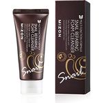 [MIZON] SNAIL REPAIRING FOAM CLEANSER (60 ml) Korean Skincare - Gesichtsreiniger für Poren und Mitesser - Feuchtigkeitsspendende Formel mit Schneckenfiltrat und sanften Bläschen