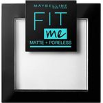 Maybelline New York FitMe Matt und Poreless Puder 90 Translucent 1er Pack(1 x 9 g)