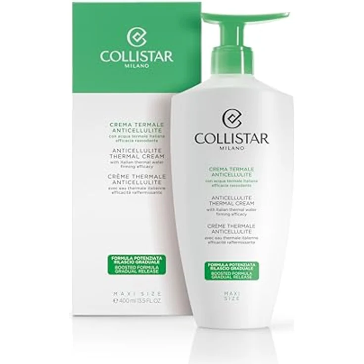 Collistar Crema Termale Anticellulite, Straffende Körpercreme gegen Orangenhaut und lokale Fettansammlungen, mit Meeresalgen und ätherischen Ölen, auch ideal für Massagen, 400 ml, von Collistar – Bild 2